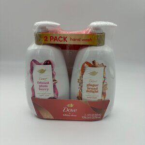 Dove Beauty Limited Edition Liquid Hand Wash Soap Frosted Plum Berry Gingerbread